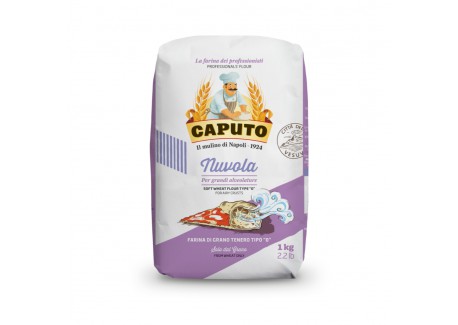 Nuvola Zachte tarwebloem "0" voor Napolitaanse pizza en focaccia 1 kg - Caputo