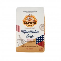 Manitoba Oro Sterk “0” Bloem voor Pizza en Gistpasta 1 kg - Caputo Manitoba Oro Sterk “0” Bloem voor Pizza en Gistpasta 1 kg - Caputo