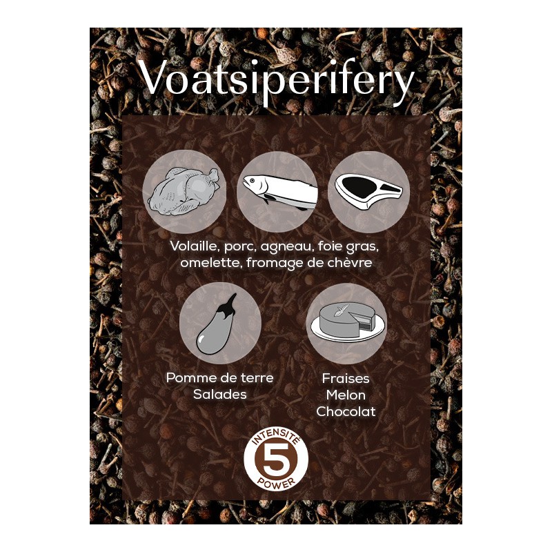 Sachets Fraicheur Poivre Noir Sauvage Voatsiperifery 3x20g - Peugeot