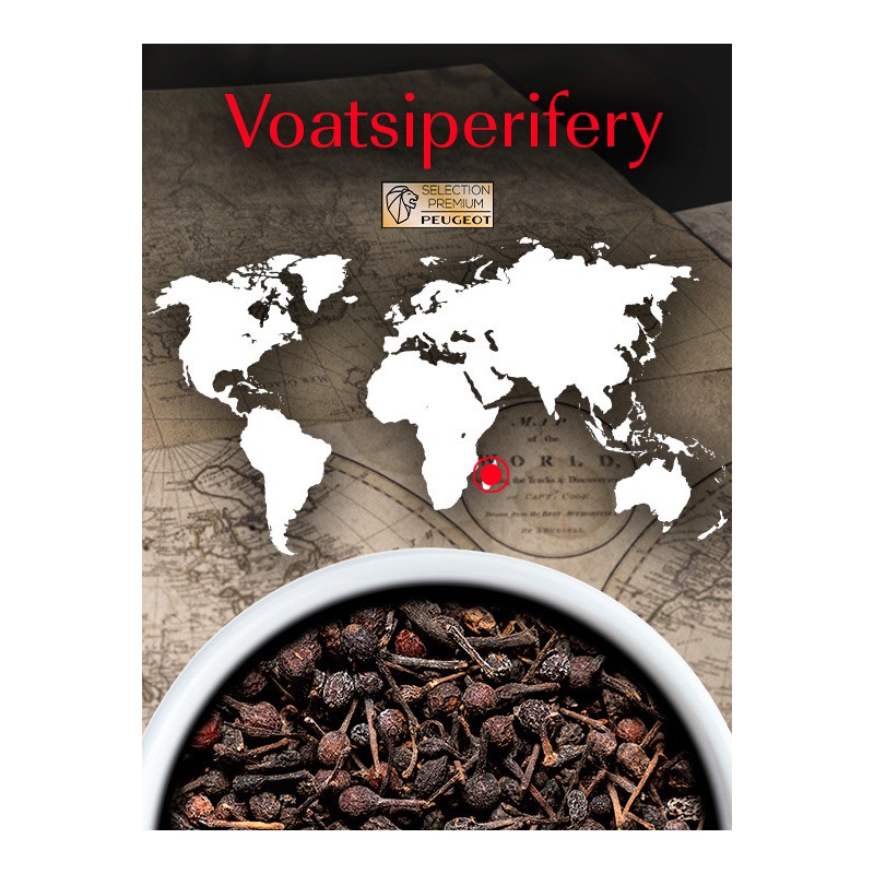 Sachets Fraicheur Poivre Noir Sauvage Voatsiperifery 3x20g - Peugeot