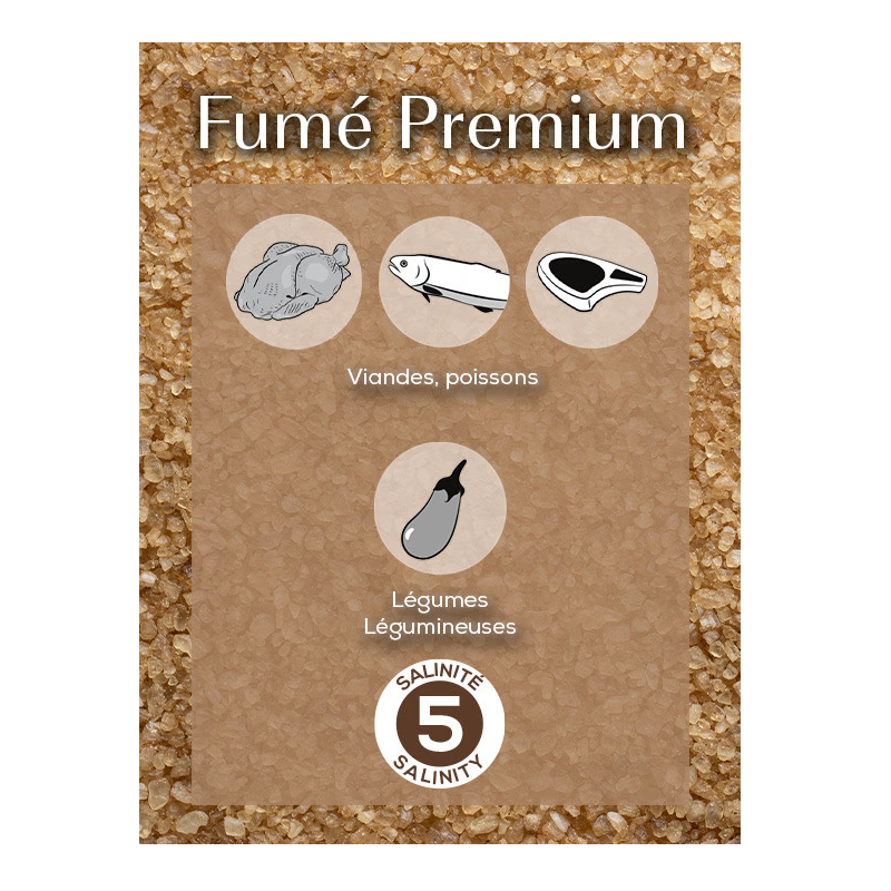 Sachets Fraicheur Gros Sel Sec Fumé Artisanal Premium pour Moulins 3x50g - Peugeot