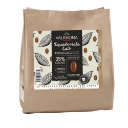 Equatoriale melkchocolade 35% Bonenzak 1 kg