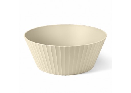 Paestum Nettuno Saladier XLarge 30x12 cm Beige Sable  - Blim Plus