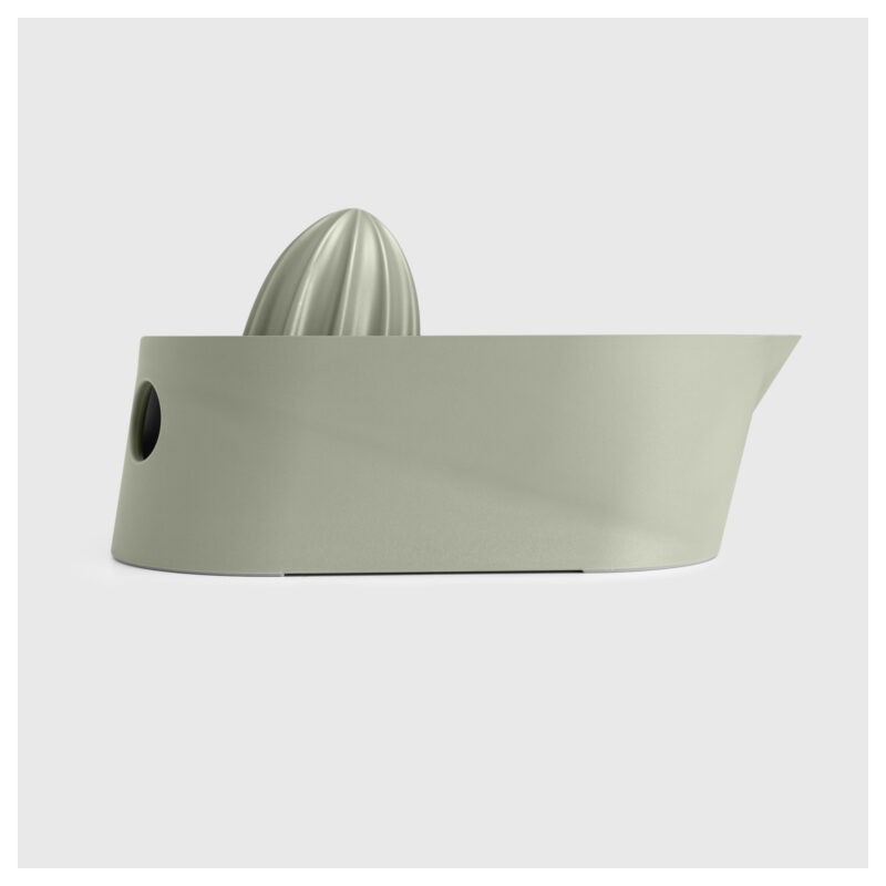 Oblo Presse Agrumes Manuel avec Réservoir 26 x 14 cm Vert Thym - Blim Plus