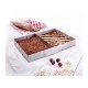 Cadre à Pâtisserie Rectangulaire Extensible Inox avec Séparateur  - Kuchenprofi