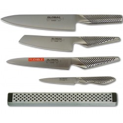 Global - G5 Couteau Couperet à Légumes 18 cm - Les Secrets du Chef
