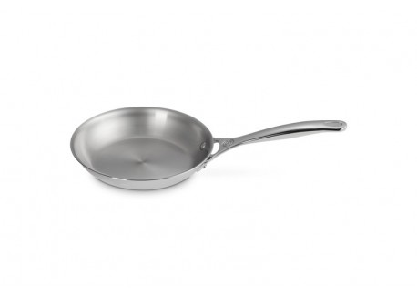 Signature 3 Poêle à Frire en Inox Brillant 20 cm  - Le Creuset