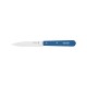 N°112 Couteau Office Lame en Inox 10 cm Manche en Bois Bleu - Opinel
