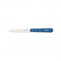 N°112 Couteau Office Lame en Inox 10 cm Manche en Bois Bleu  - Opinel N°112 Couteau Office Lame en Inox 10 cm Manche en Bois Bleu  - Opinel