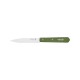 N°112 Couteau Office Lame en Inox 10 cm Manche en Bois Vert Kaki - Opinel