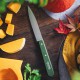 N°112 Couteau Office Lame en Inox 10 cm Manche en Bois Vert Kaki - Opinel