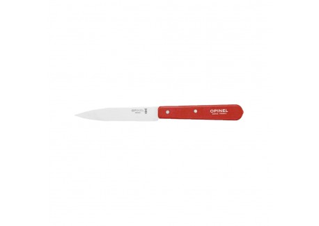 Nr° 112 Officemes RVS lemmet 10 cm Rood Houten Handvat - Opinel