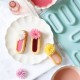 Fleurs Dahlias Comestibles en Azyme pour Déco Gâteau Pastel Ø3 cm 5 Pcs - Scrapcooking