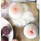 Fleurs Dahlias Comestibles en Azyme pour Déco Gâteau Blanc Rose Ø3 cm 5 Pcs - Scrapcooking