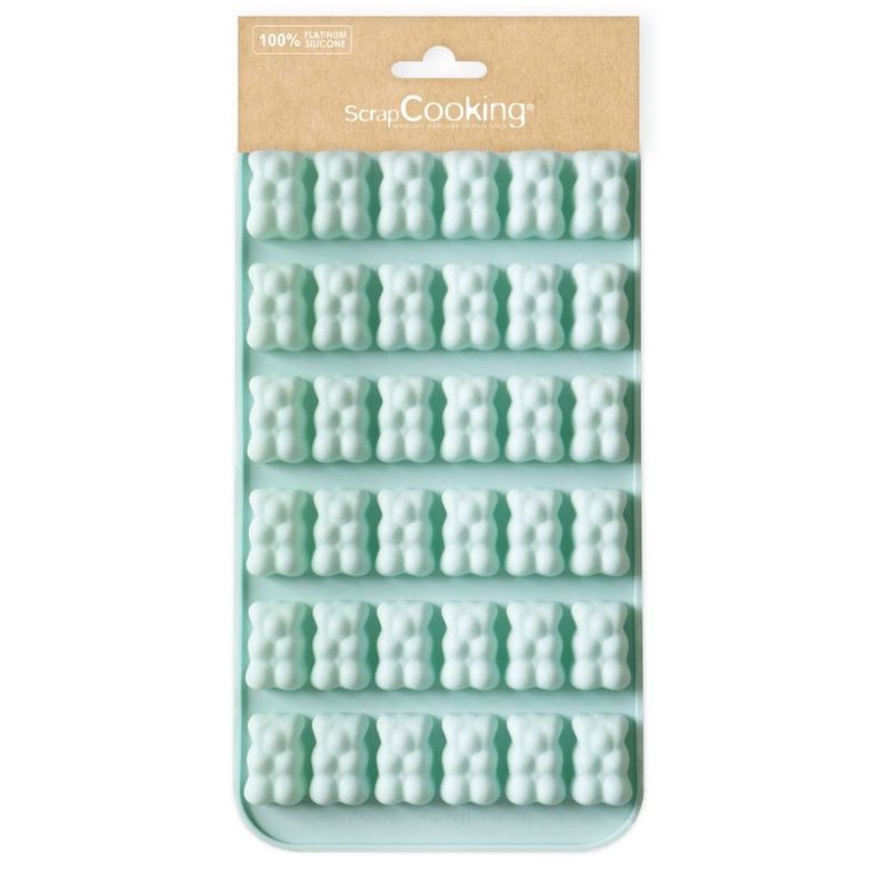 Moule Silicone Mini Bonbons 36 Oursons - Scrapcooking