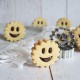 Smile Koekjesvormpjes van RVS met Kartelrand voor Koekjes Ø5cm 2 stuks - Scrapcooking