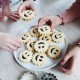 Smile Emporte-pièces Cannelés en Inox pour Biscuits Fourrés Ø5cm 2 Pcs - Scrapcooking