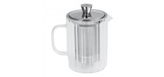 Breakfast Théière en Verre Transparent avec Filtre Inox Dévissable 0,8 L