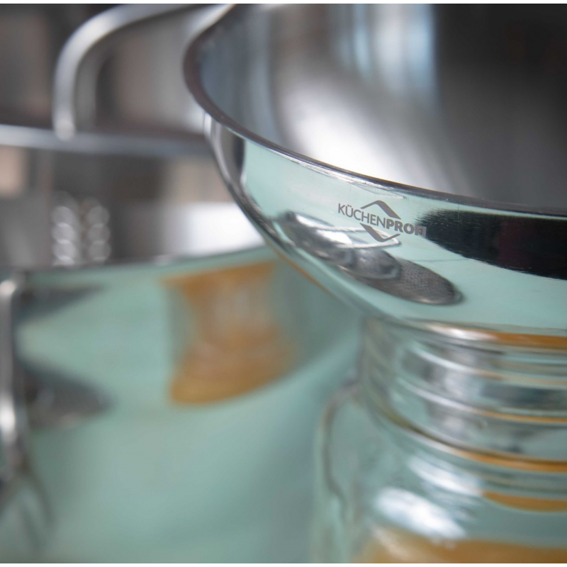 Entonnoir Confiture et à Bocal Inox Ø 13 cm - Kuchenprofi