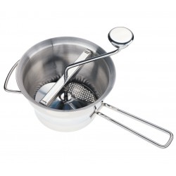 Profi RVS Passeerzeef 20 cm met 4 schijven  (1 mm, 2 mm, 3 mm , 5 mm) - Kuchenprofi Profi RVS Passeerzeef 20 cm met 4 schijven  (1 mm, 2 mm, 3 mm , 5 mm) - Kuchenprofi