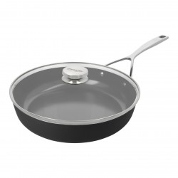 Alu Pro 5 Ceraforce Poêle Antiadhésive Bord Haut Céramique 28 cm +Couvercle  - Demeyere Alu Pro 5 Ceraforce Poêle Antiadhésive Bord Haut Céramique 28 cm +Couvercle  - Demeyere