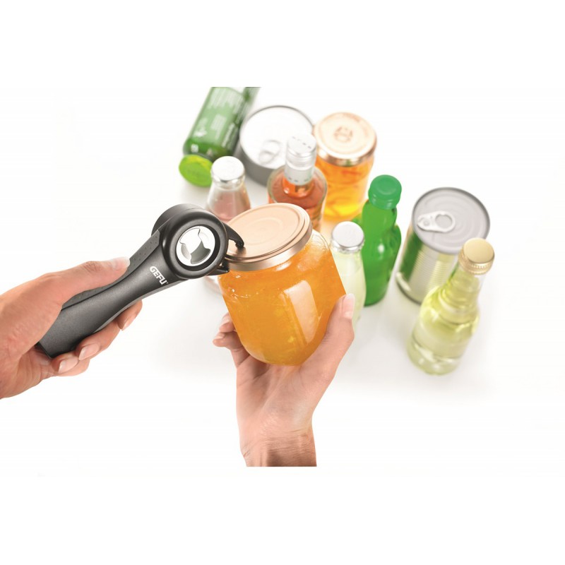 Aperto Ouvre Bouteille, Canette et Couvercle Universel 5 en 1 - Gefu
