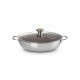 Signature 3 Sauteuse Provençale en Inox Brillant 30 cm 4,8 L avec Couvercle  - Le Creuset