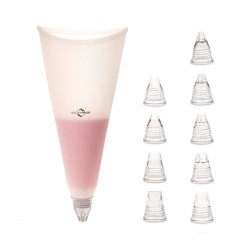 Bake Set Spuitzak met Spuitmondjes 10 dlg - Kuchenprofi Bake Set Spuitzak met Spuitmondjes 10 dlg - Kuchenprofi