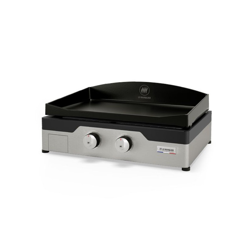 Starterspack Plancha Gaz Signature Allure Fonte 260 Duo + Desserte - Le Marquier