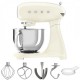 Robot Patissier Sur Socle Blanc Creme SMF03CREU  - Smeg