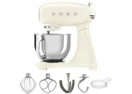 Robot Patissier Sur Socle Blanc Creme SMF03CREU  - Smeg