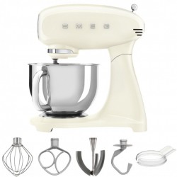 Robot Patissier Sur Socle Blanc Creme SMF03CREU  - Smeg