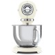 Robot Patissier Sur Socle Blanc Creme SMF03CREU  - Smeg