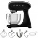 Robot Patissier Sur Socle Noir SMF03BLEU  - Smeg