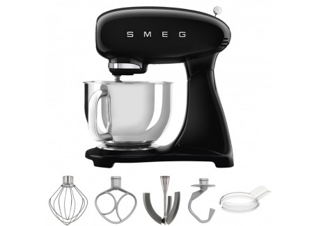 Robot Patissier Sur Socle Noir SMF03BLEU  - Smeg