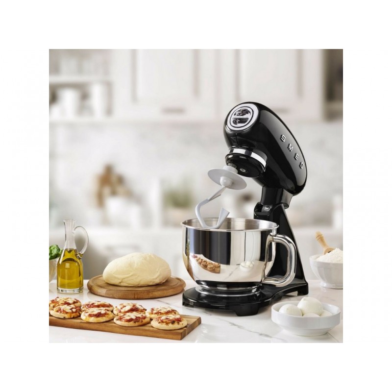 Robot Patissier Sur Socle Noir SMF03BLEU  - Smeg