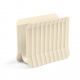 Paestum Arca Verticale Servethouder 15x12x6 cm Zandbeige - Blim Plus