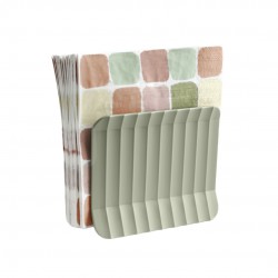 Paestum Arca Porte-Serviettes de Table Vertical 15x12x6 cm Vert Thym  - Blim Plus