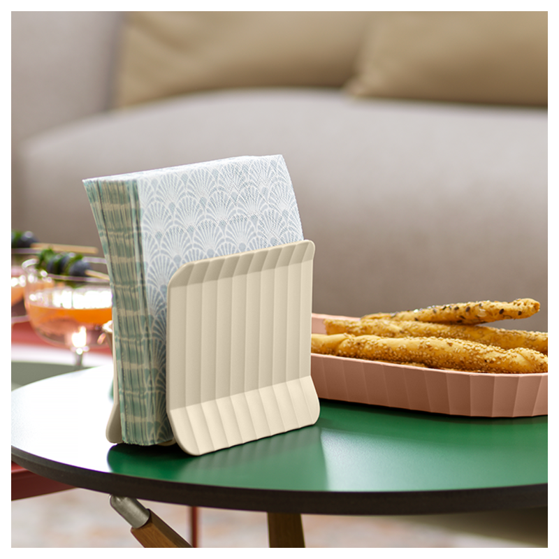 Paestum Arca Porte-Serviettes de Table Vertical 15x12x6 cm Vert Thym - Blim Plus