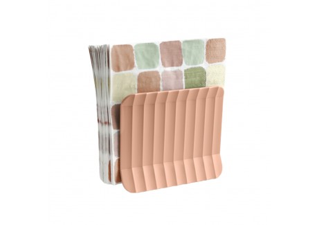 Paestum Arca Porte-Serviettes de Table Vertical 15x12x6 cm Rose Terracotta  - Blim Plus