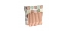 Paestum Arca Porte-Serviettes de Table Vertical 15x12x6 cm Rose Terracotta 