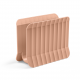 Paestum Arca Verticale Servethouder 15x12x6 cm Roze Terracotta - Blim Plus
