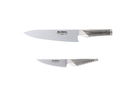 G201 Set 2 Couteaux Chef 20 cm + Office 11 cm - Global