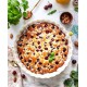 Plat à Tarte Rond Céramique 28x4 cm 1,4 L Argile Blanc Cassé - Emile Henry