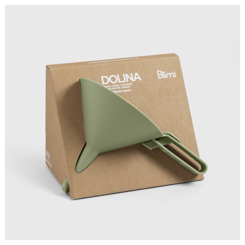 Dolina Entonnoir Doseur à Piston 21,5x15x16 cm Vert Thym - Blim Plus