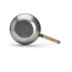 Mineral B Wok en Acier 28 cm avec Poignée en Bois - De Buyer