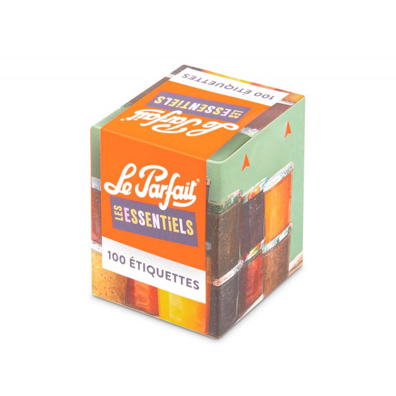 Les Essentiels Rouleau Etiquettes Adhésives pour Bocaux et Conserves 100 Pcs - Le Parfait