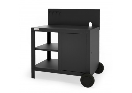 Desserte Chariot pour Plancha Signature Allure Noir Mat  - Le Marquier