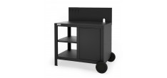 Desserte Chariot pour Plancha Signature Allure Noir Mat 