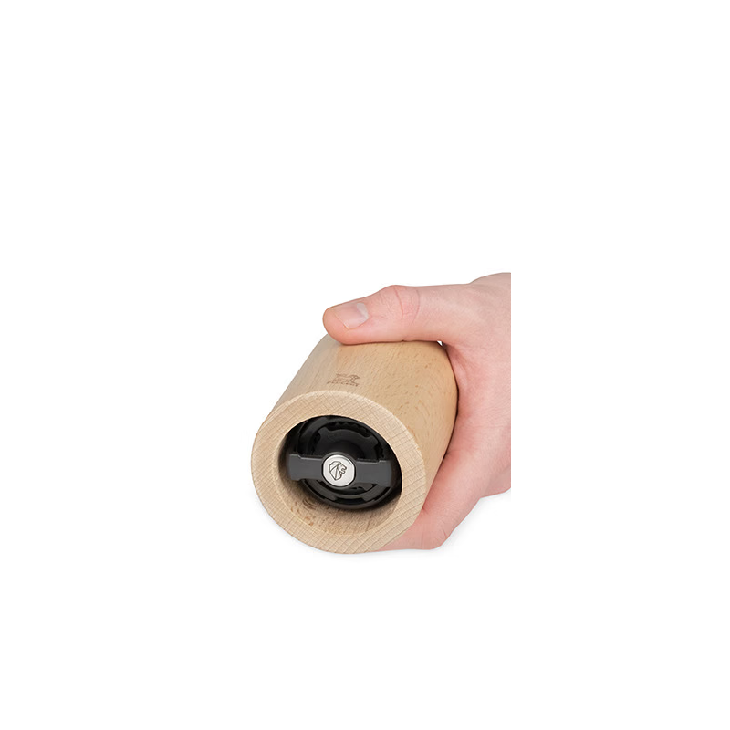 Isen Moulin à Graines de Lin Manuel Bois Naturel et Inox 13 cm - Peugeot